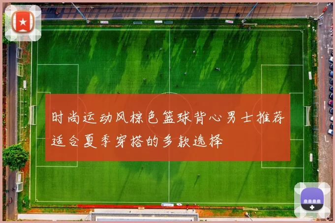 时尚运动风棕色篮球背心男士推荐适合夏季穿搭的多款选择